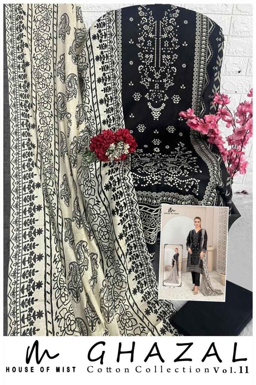 House Of Mist Ghazal Cotton Vol 11 Cotton Dress Material ( 6 pcs Catalogue )