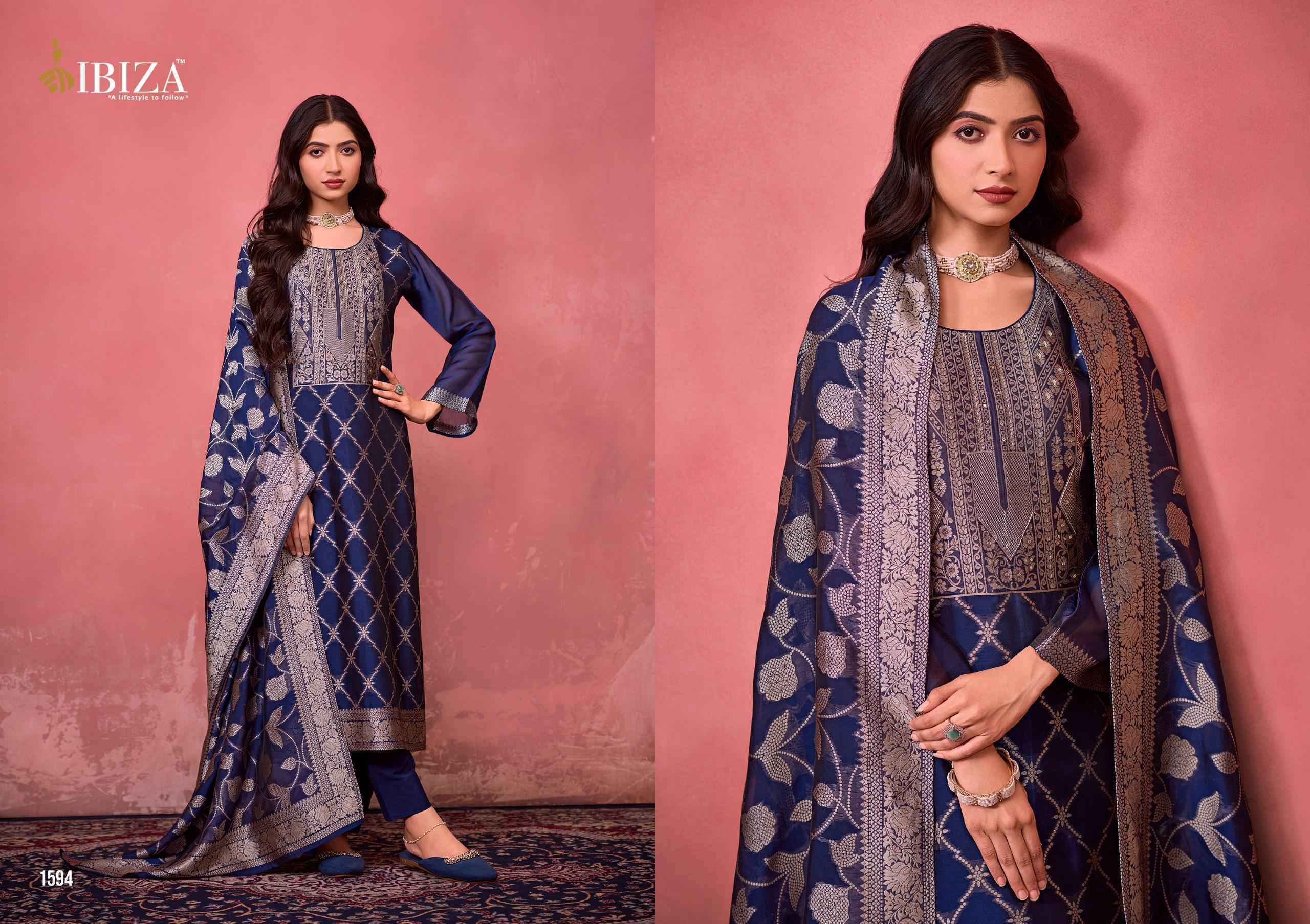 Ibiza Verona Pure Banglory Silk Occasion Wear Suit Wholesale Price ( 4 Pcs Catalog )