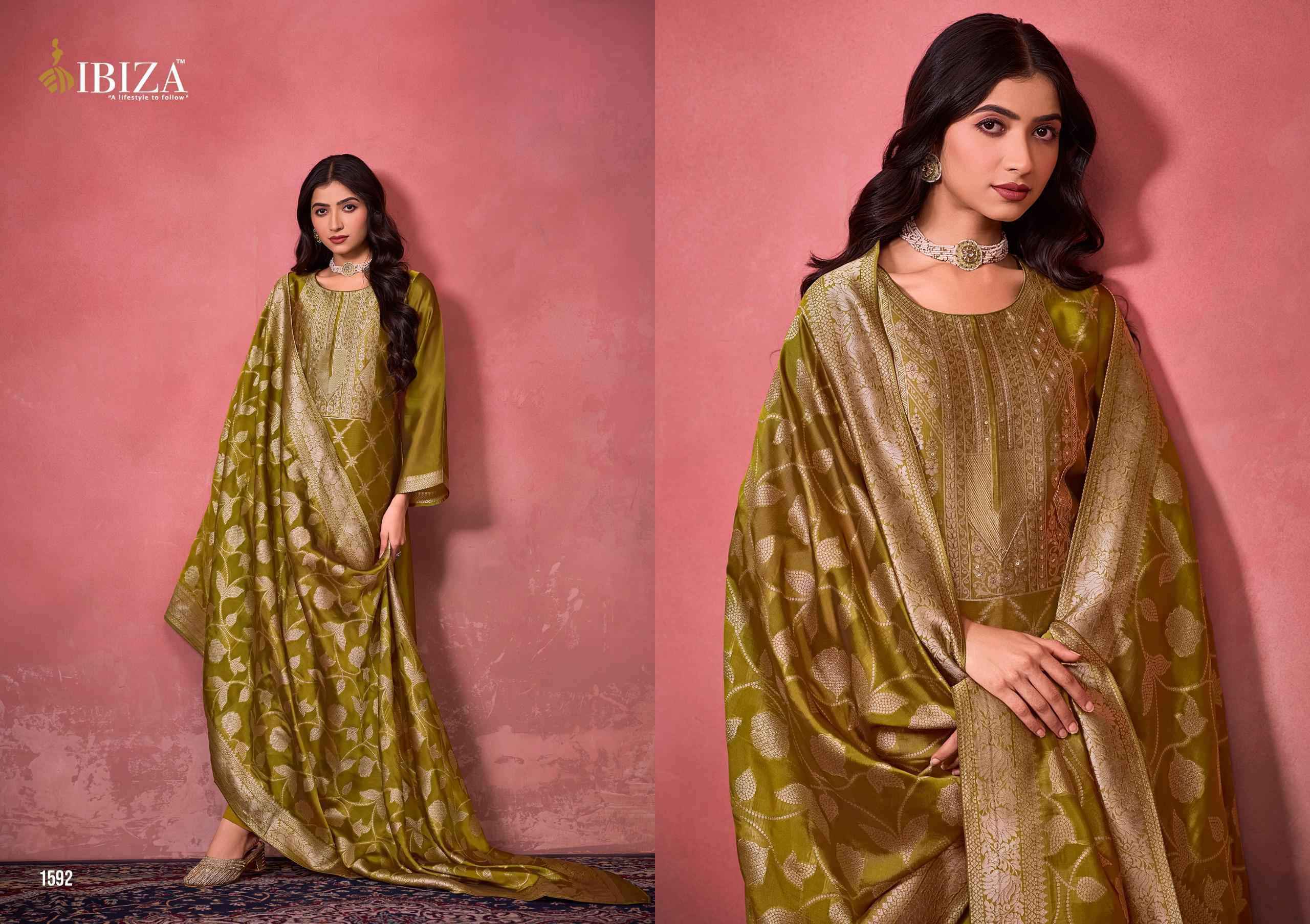 Ibiza Verona Pure Banglory Silk Occasion Wear Suit Wholesale Price ( 4 Pcs Catalog )