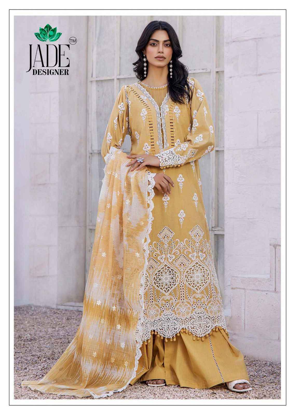 Jade Ayesha Zara Vol 1 Wholesale Pakistani Lawn Cotton Dress Material ( 6 pcs Catalogue )