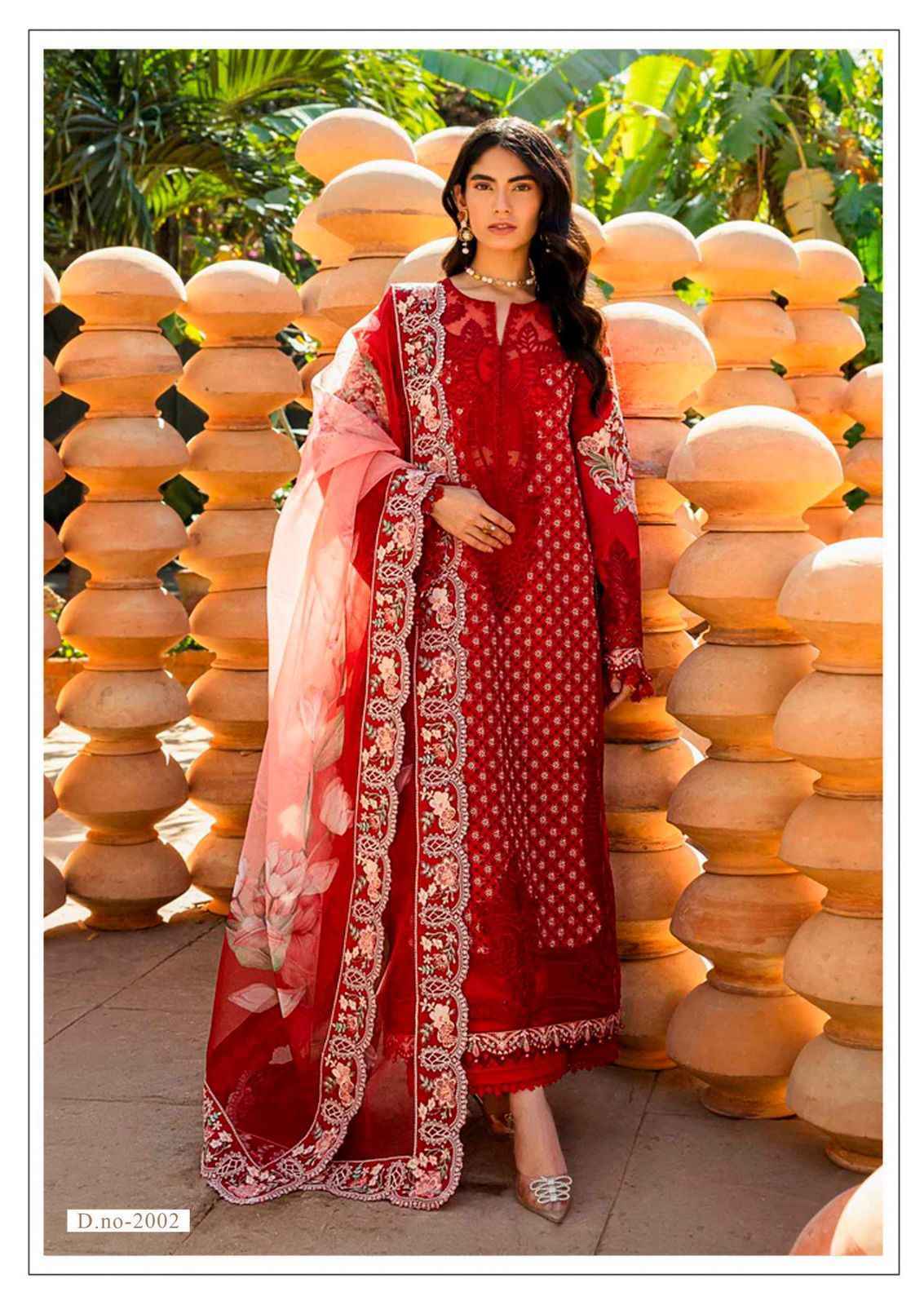 Jade Noor Aahmed Vol 2 Lawn Cotton Dress Material ( 6 pcs Catalogue )