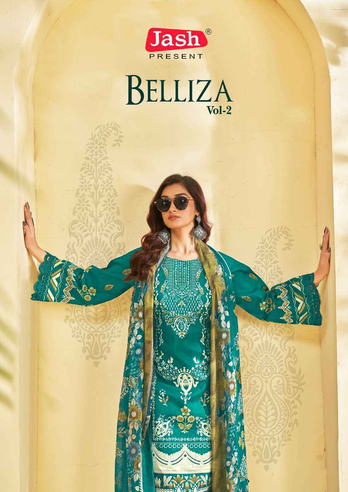 Jash Belliza Vol 2 Cotton Pakistani Salwar Kameez ( 10 Pcs catalogue )