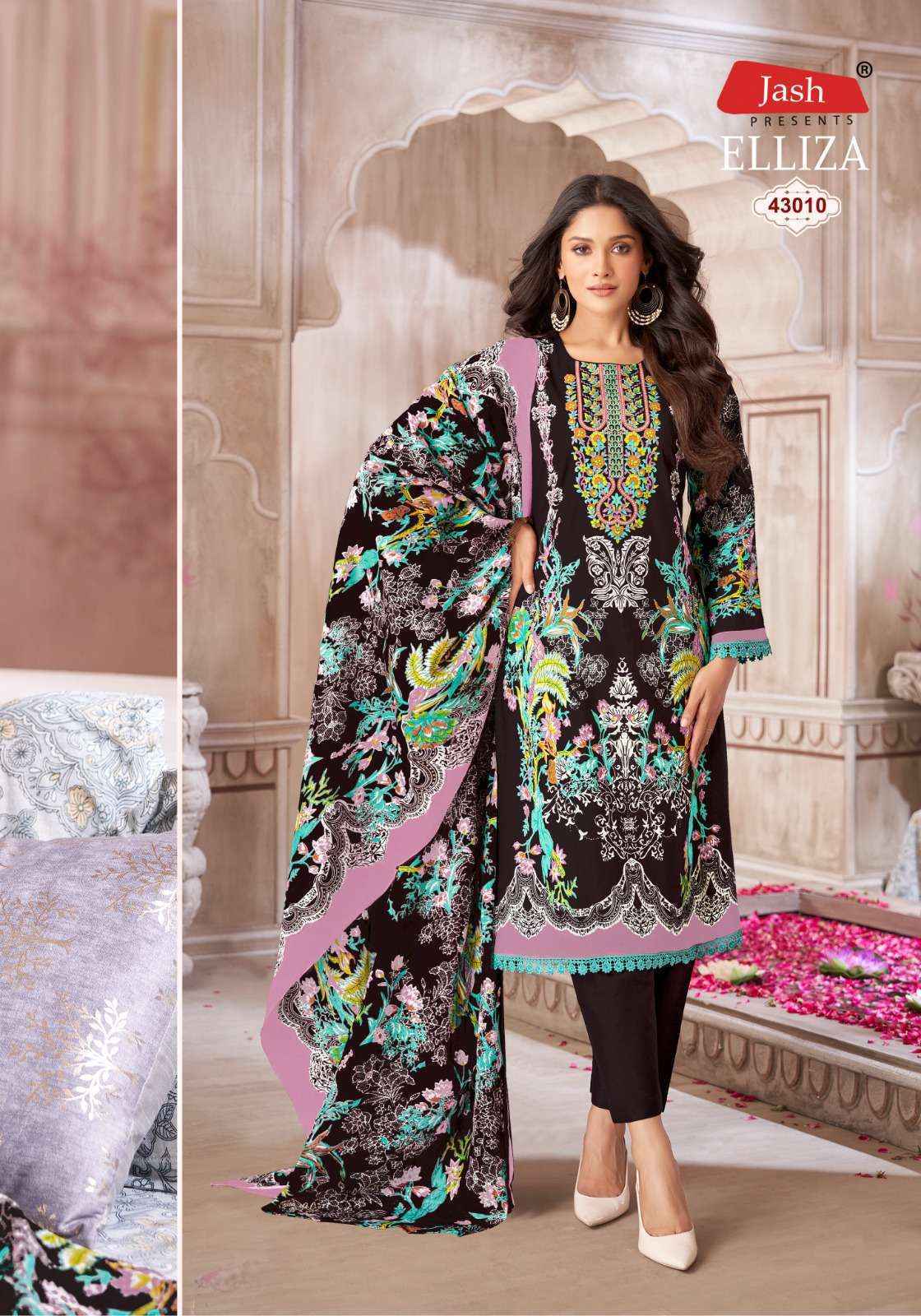 Jash Elliza Vol 43 Wholesale Cotton Dress Material - Wholesale Factory ( 10 pcs Catalogue )