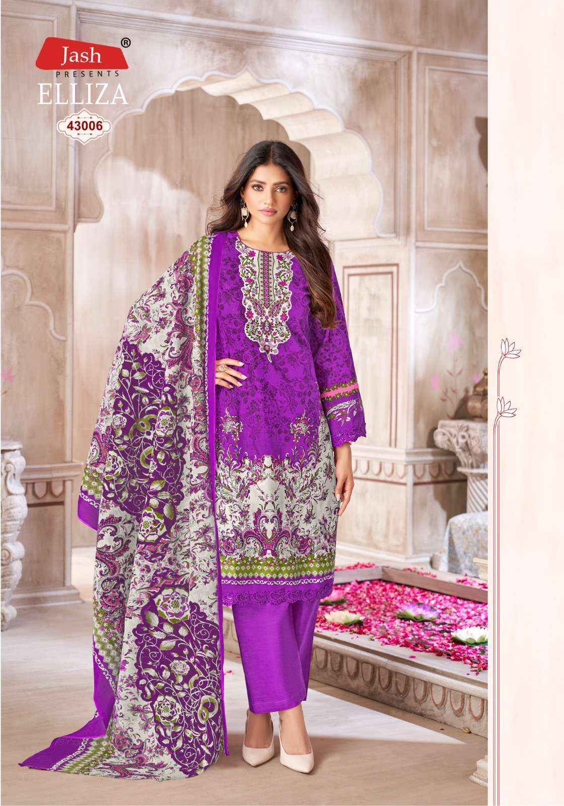 Jash Elliza Vol 43 Wholesale Cotton Dress Material - Wholesale Factory ( 10 pcs Catalogue )