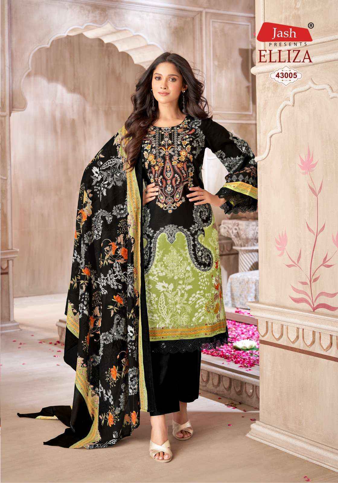 Jash Elliza Vol 43 Wholesale Cotton Dress Material - Wholesale Factory ( 10 pcs Catalogue )