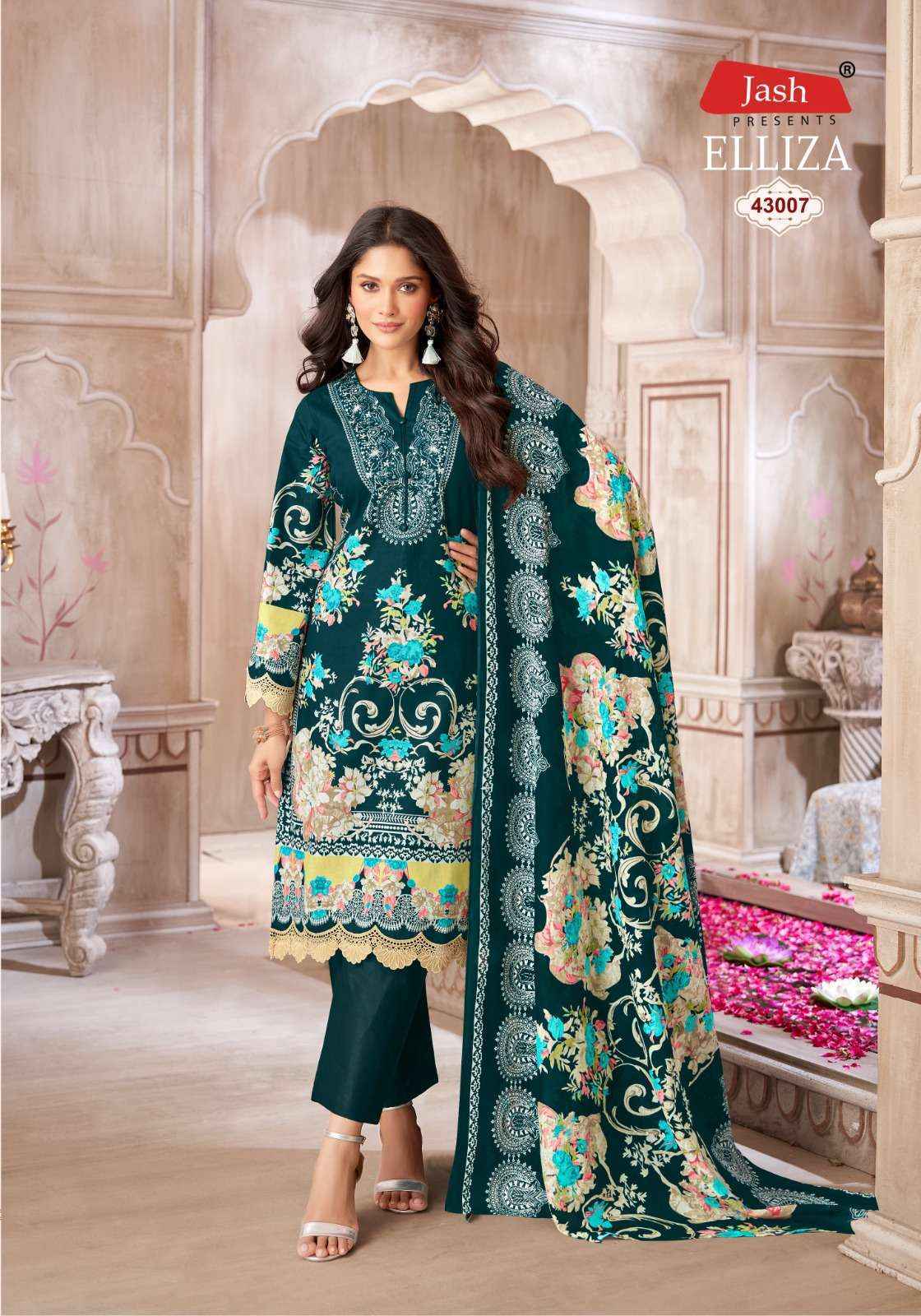 Jash Elliza Vol 43 Wholesale Cotton Dress Material - Wholesale Factory ( 10 pcs Catalogue )