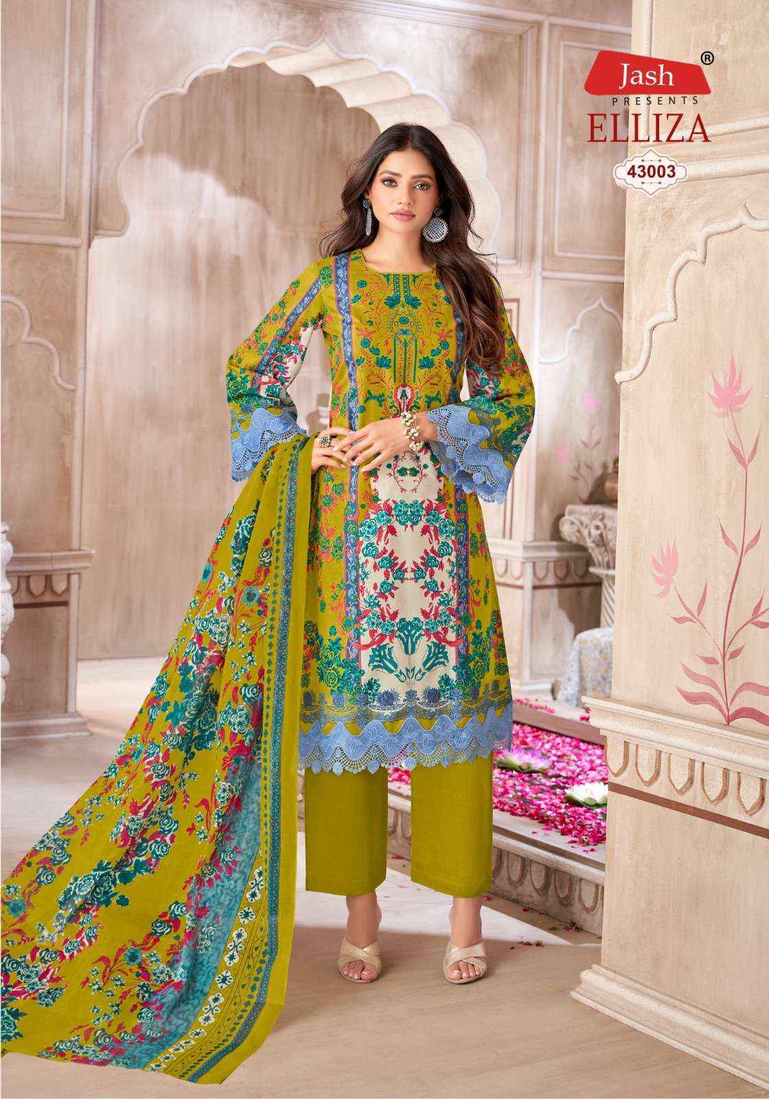 Jash Elliza Vol 43 Wholesale Cotton Dress Material - Wholesale Factory ( 10 pcs Catalogue )