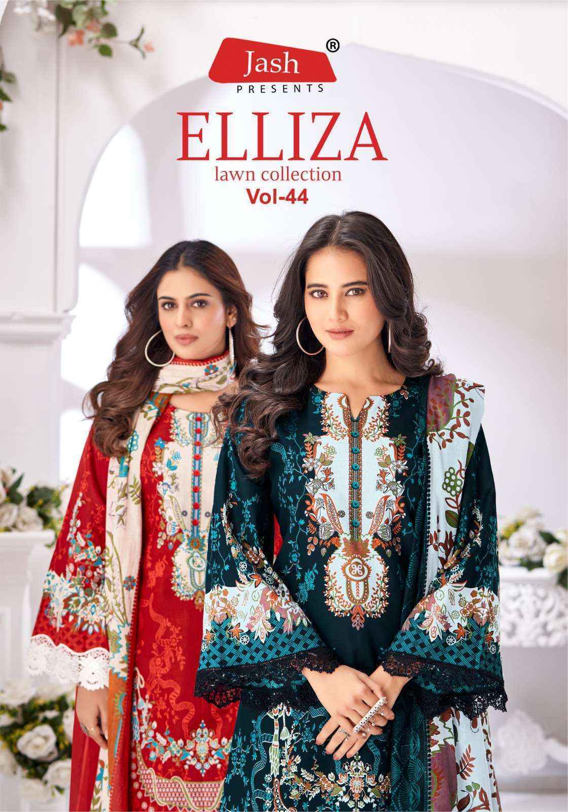 Jash Elliza Vol-44 Cotton Dress Material - surat Wholesale Market (10 pcs Catalogue)