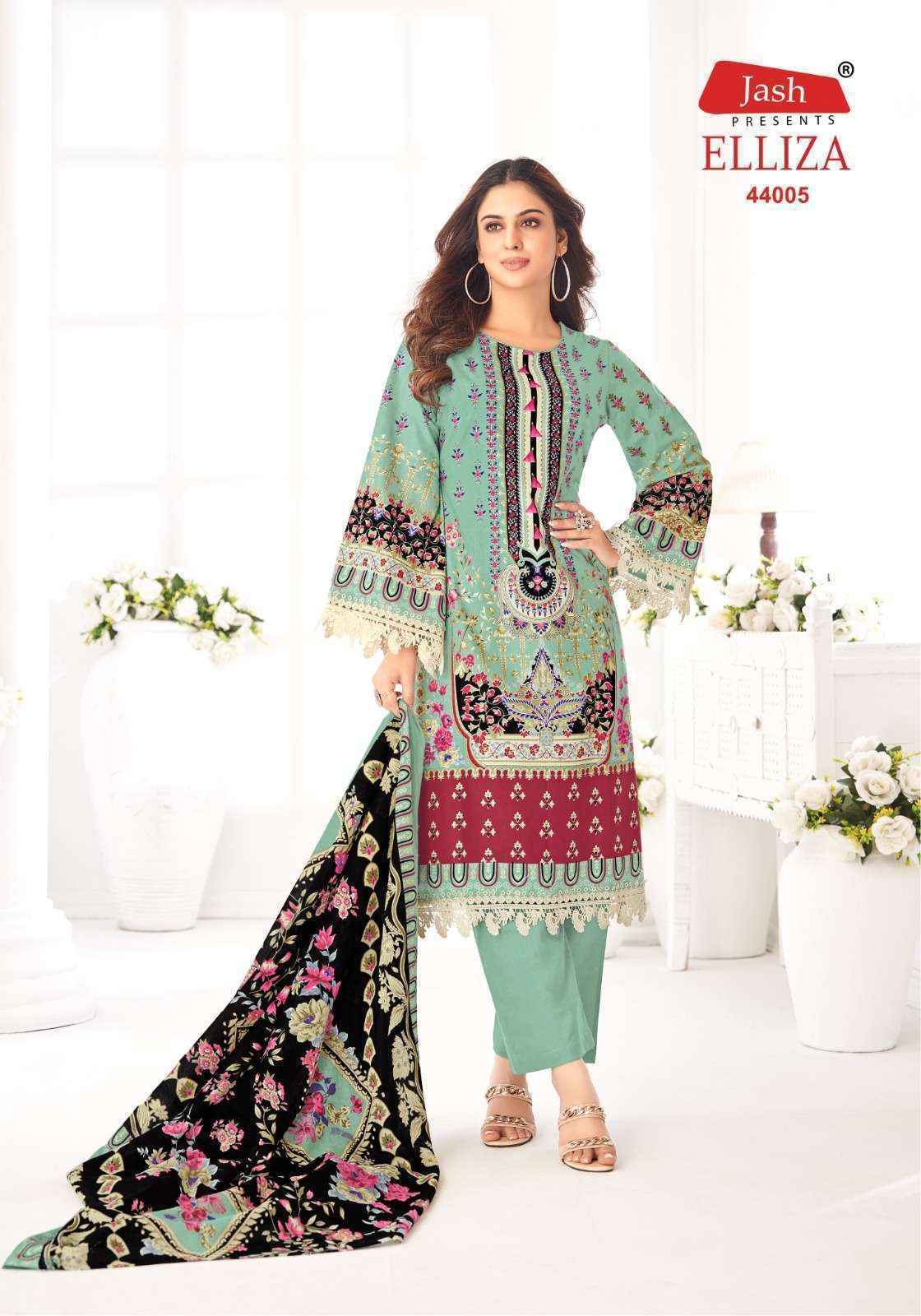 Jash Elliza Vol-44 Cotton Dress Material - surat Wholesale Market (10 pcs Catalogue)