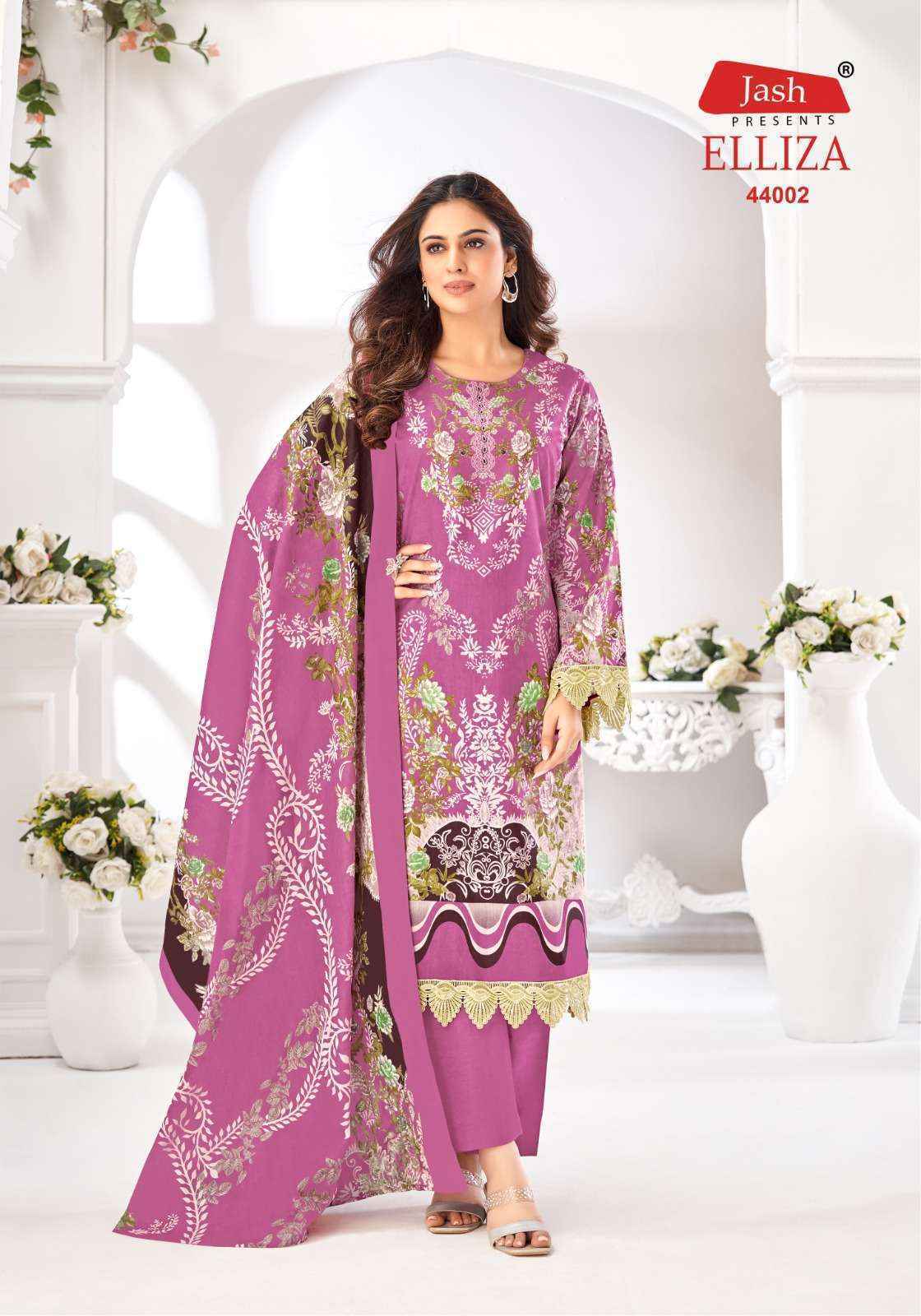 Jash Elliza Vol-44 Cotton Dress Material - surat Wholesale Market (10 pcs Catalogue)