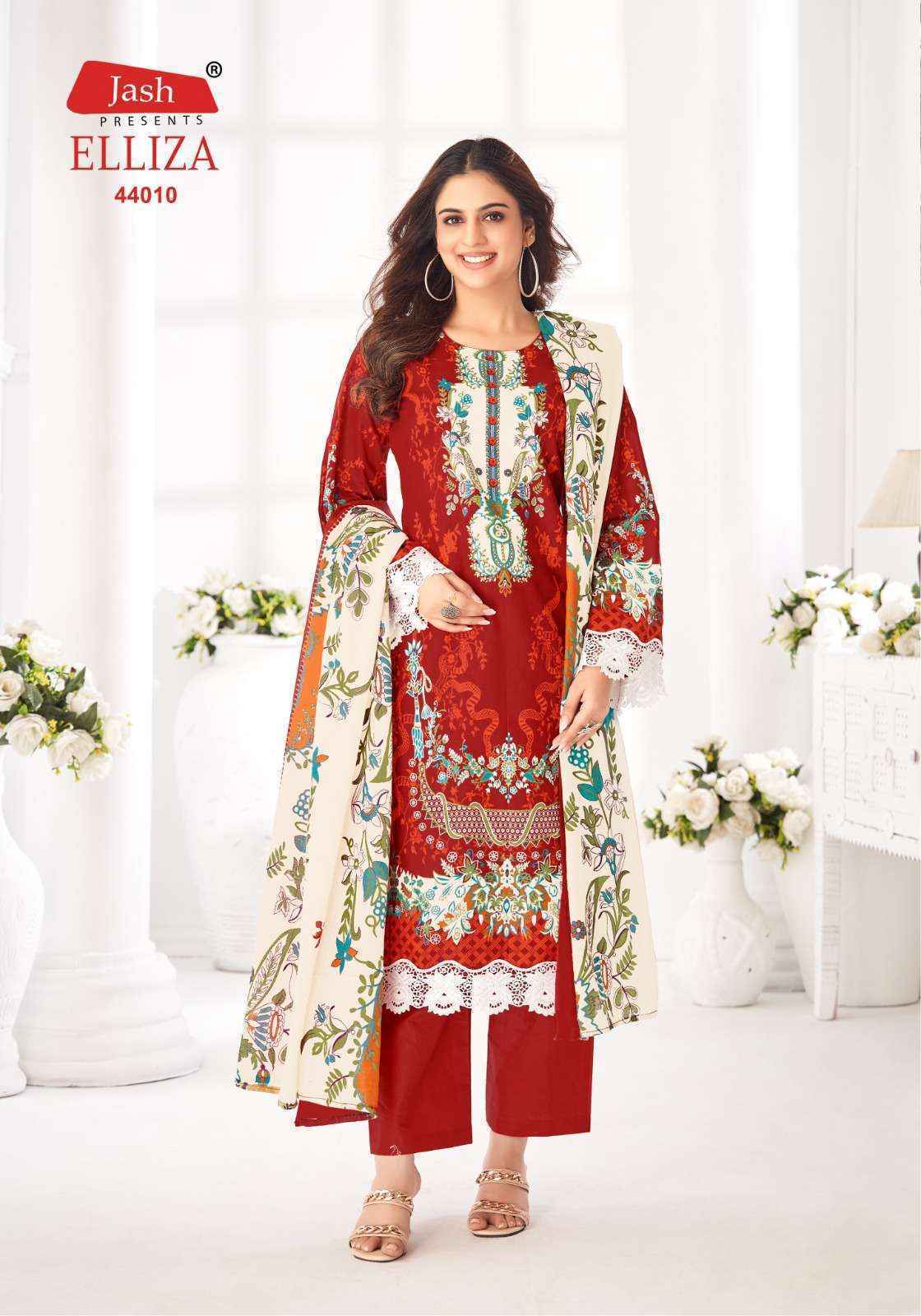 Jash Elliza Vol-44 Cotton Dress Material - surat Wholesale Market (10 pcs Catalogue)