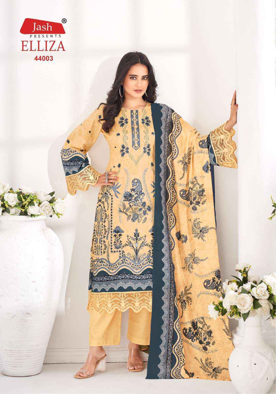 Jash Elliza Vol-44 Cotton Dress Material - surat Wholesale Market (10 pcs Catalogue)