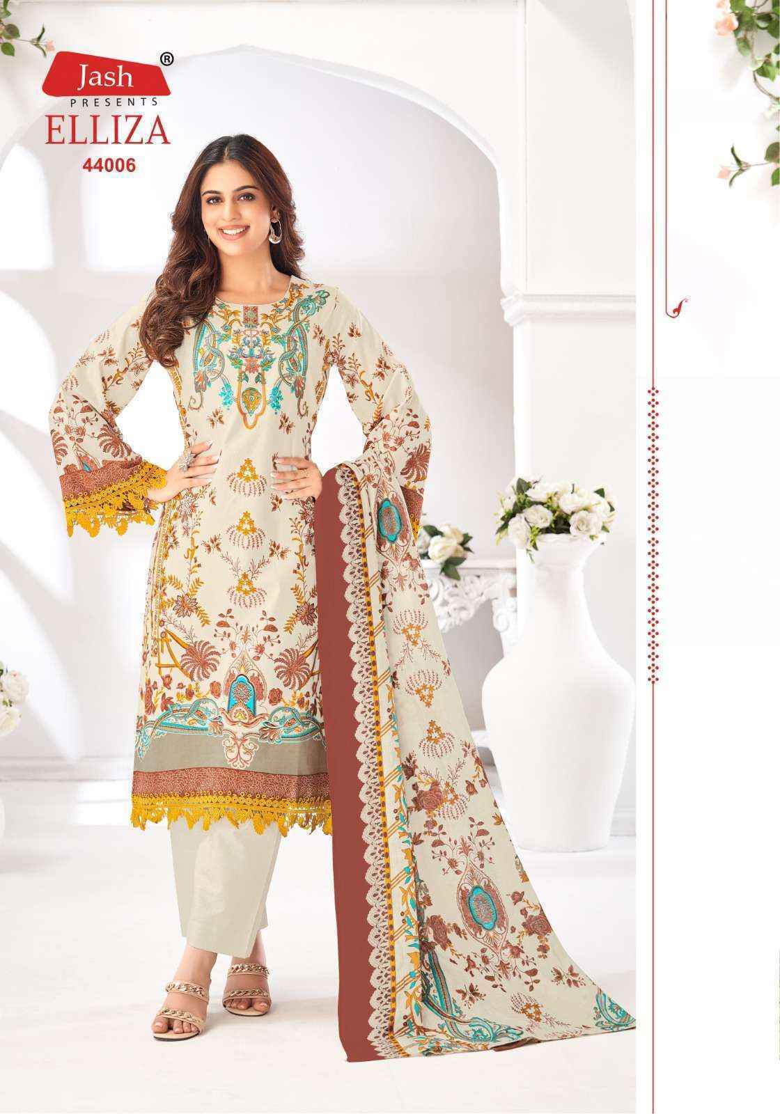 Jash Elliza Vol-44 Cotton Dress Material - surat Wholesale Market (10 pcs Catalogue)