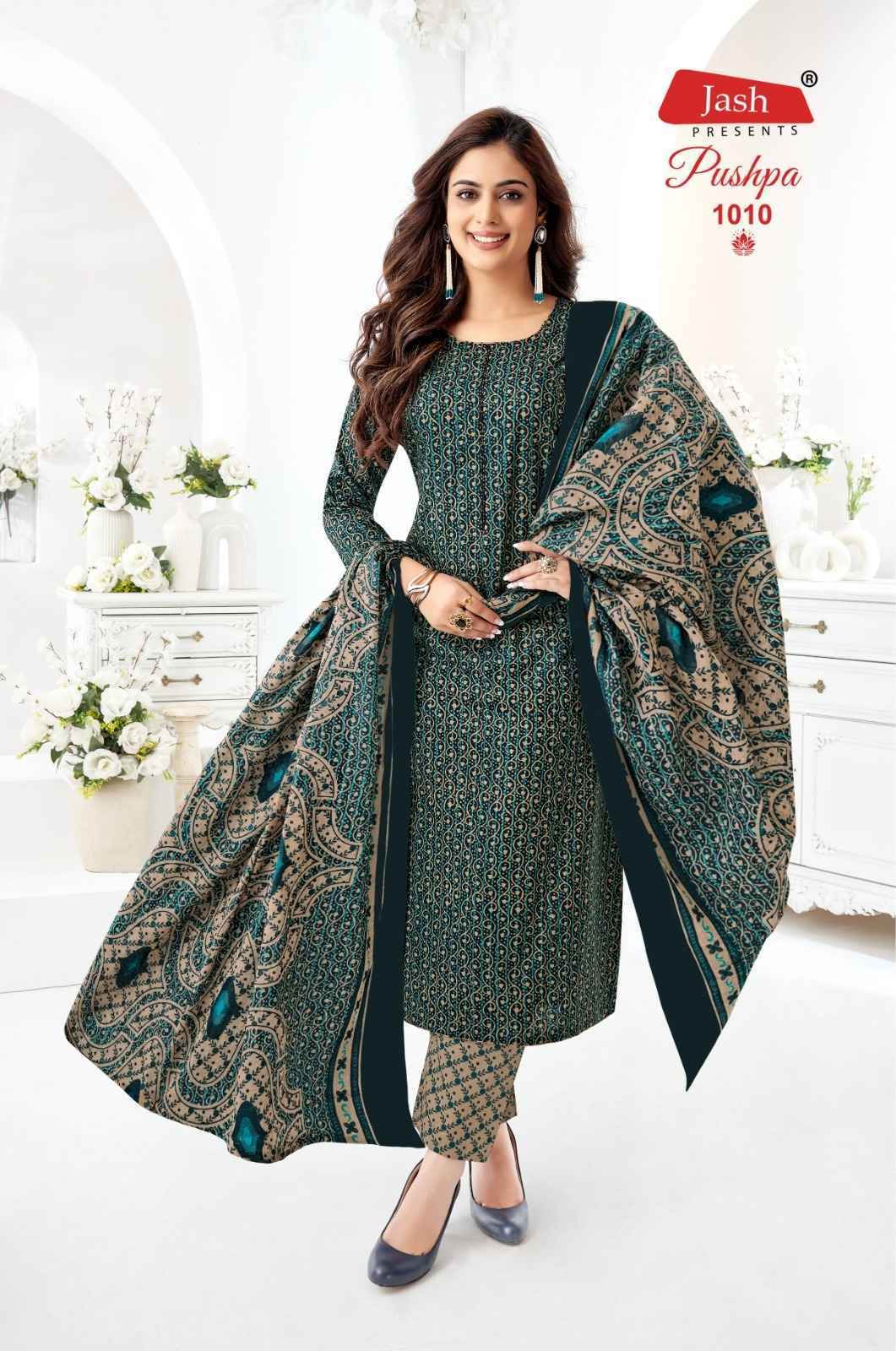 Jash Pushpa Vol 1 Cotton Readymade Suits - Surat Wholesale Market (12 pcs Catalogue )