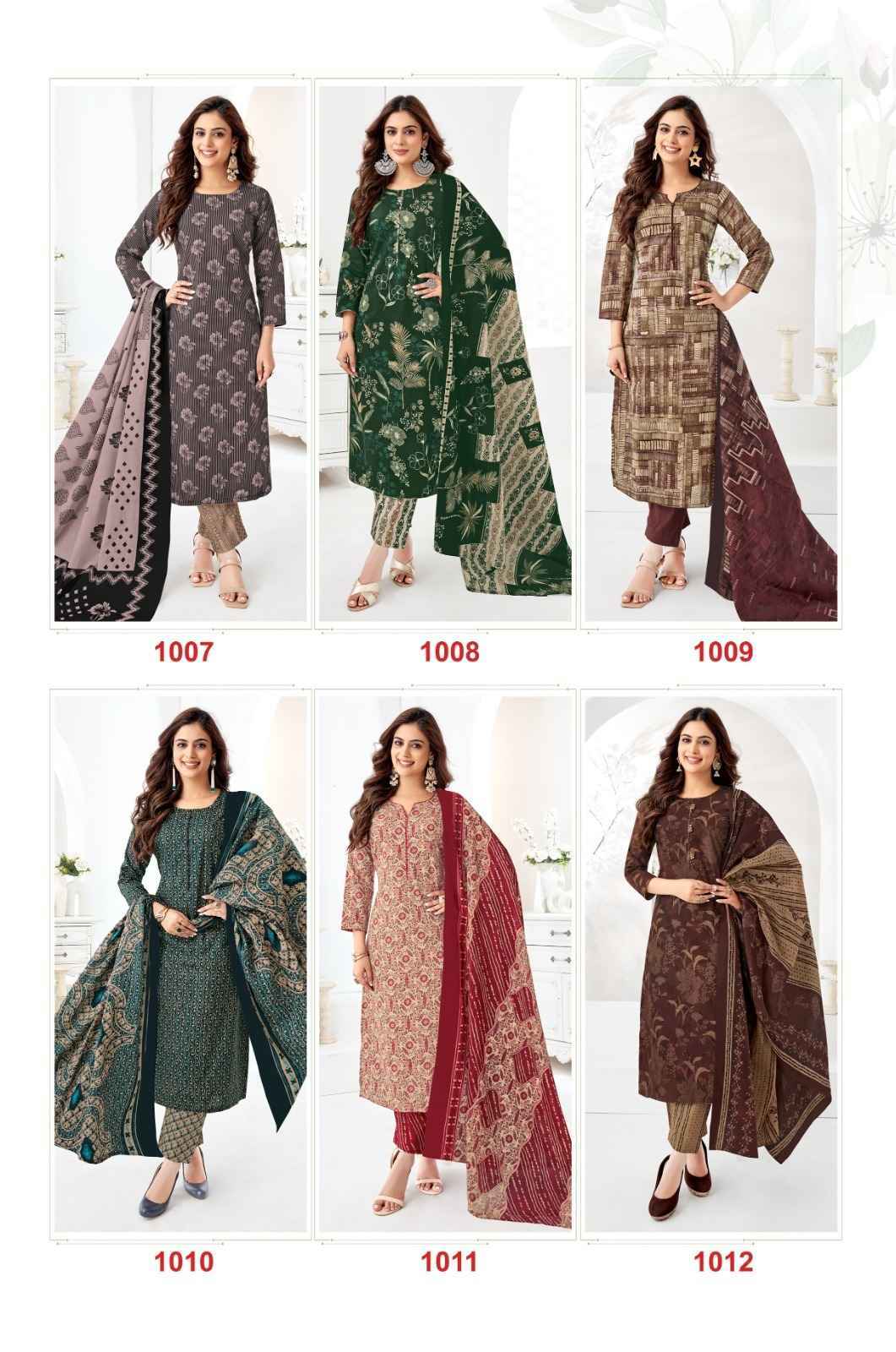Jash Pushpa Vol 1 Cotton Readymade Suits - Surat Wholesale Market (12 pcs Catalogue )