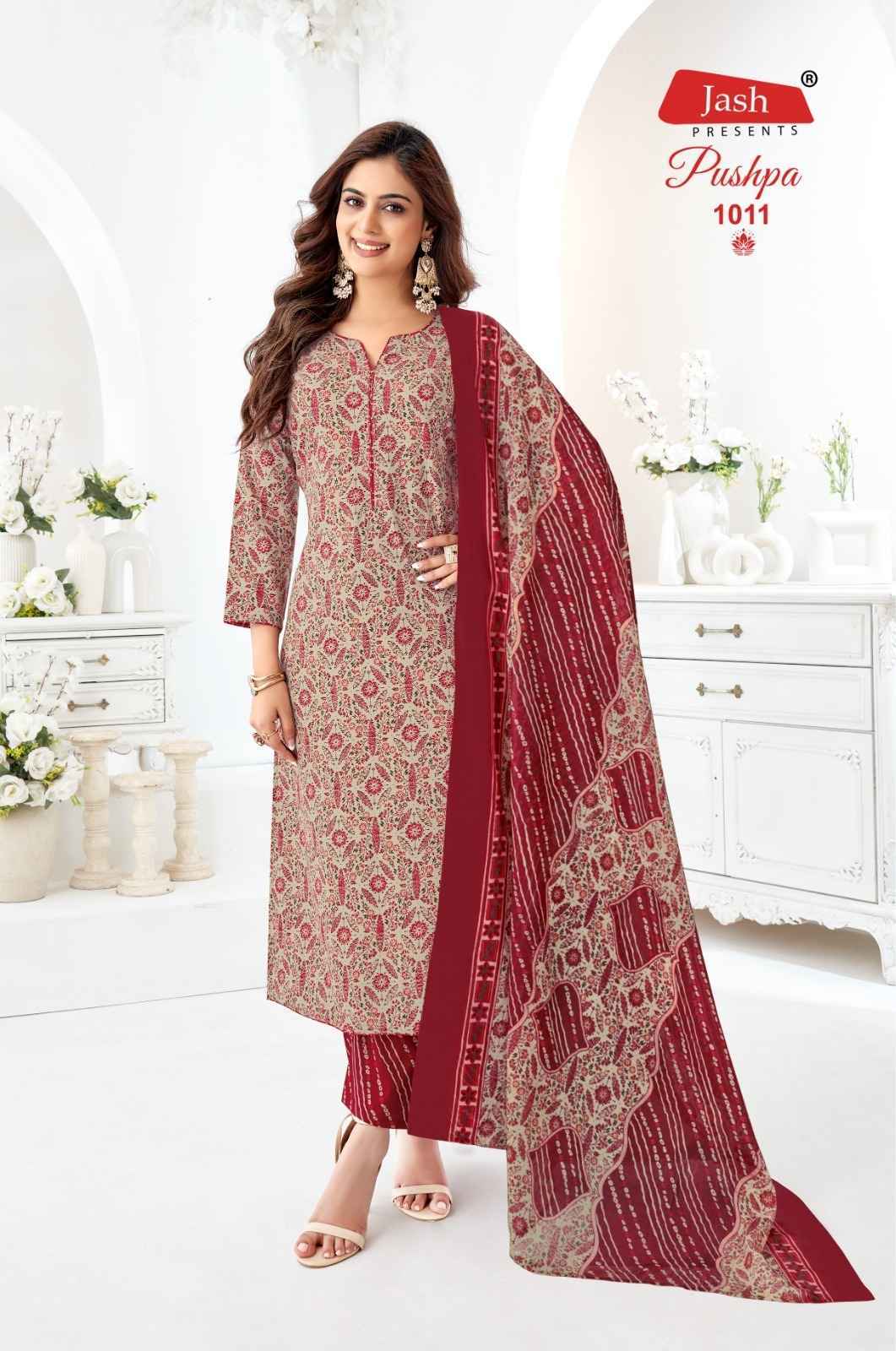 Jash Pushpa Vol 1 Cotton Readymade Suits - Surat Wholesale Market (12 pcs Catalogue )