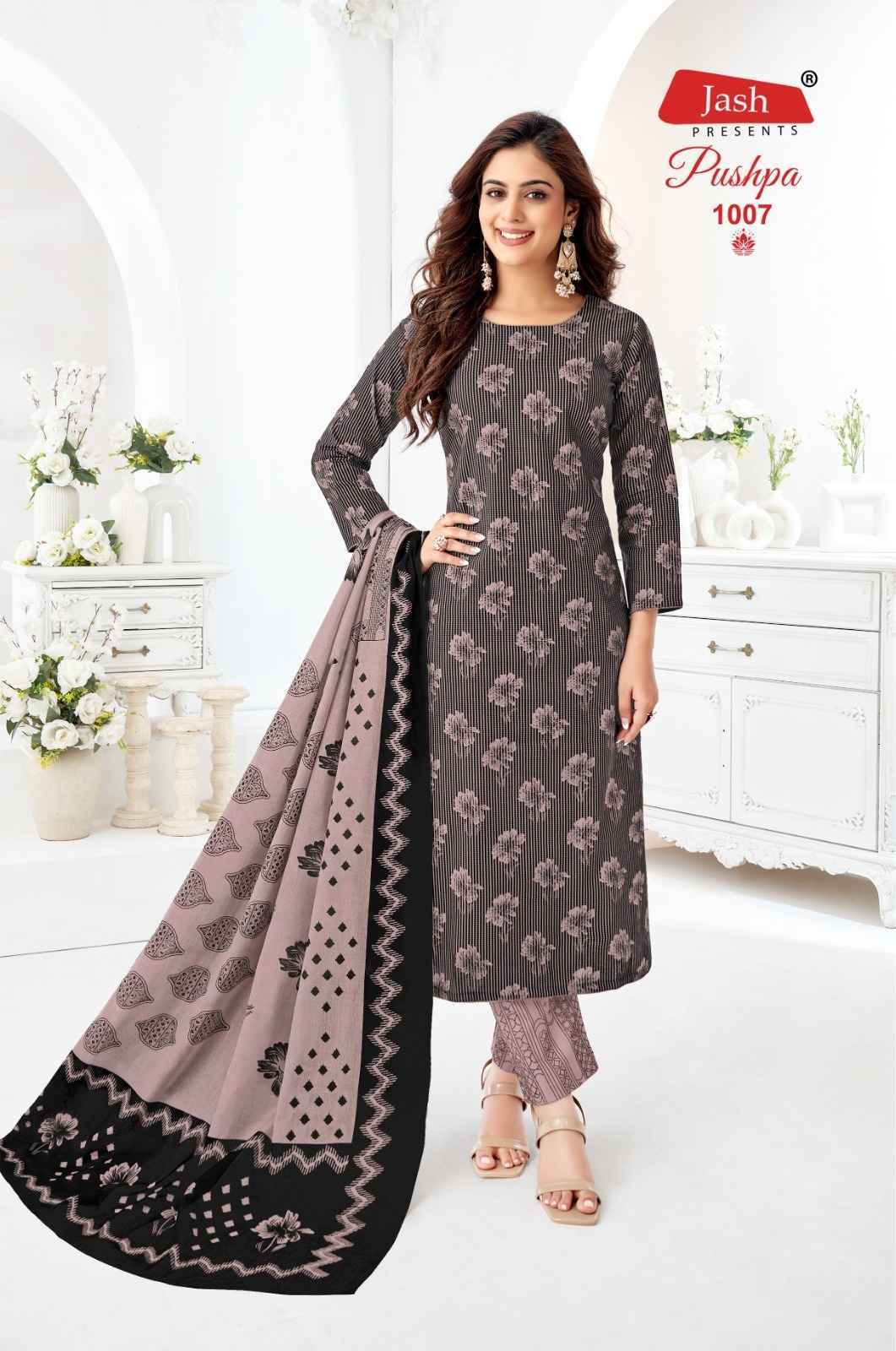Jash Pushpa Vol 1 Cotton Readymade Suits - Surat Wholesale Market (12 pcs Catalogue )