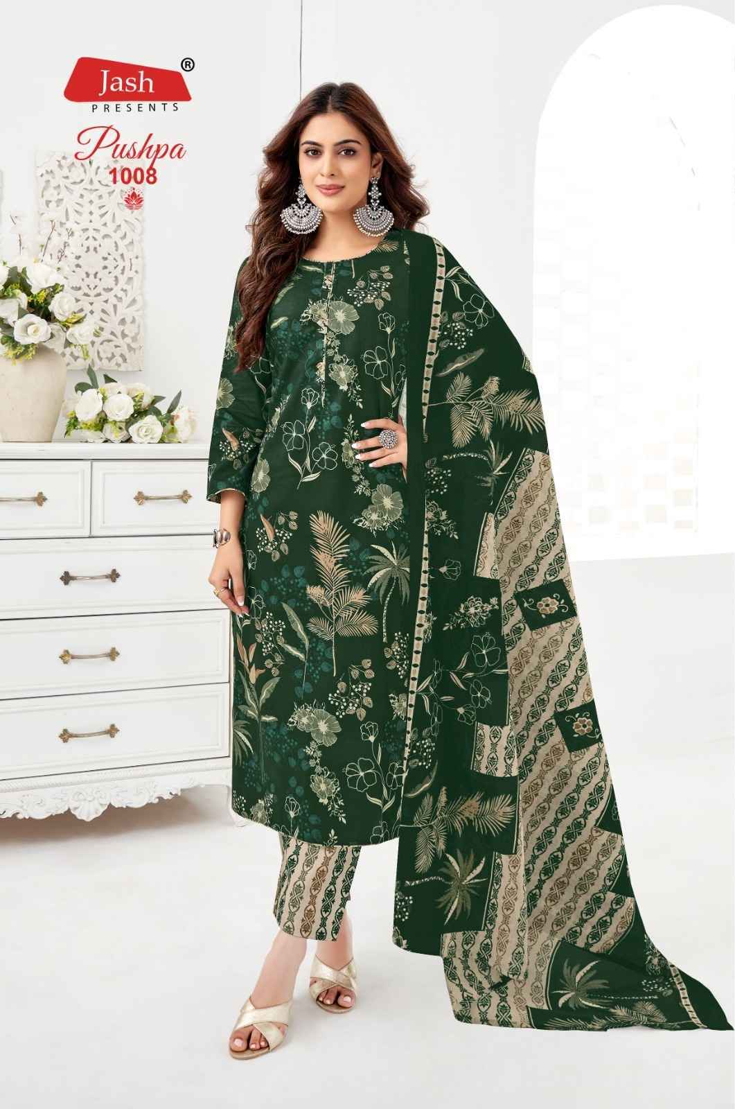 Jash Pushpa Vol 1 Cotton Readymade Suits - Surat Wholesale Market (12 pcs Catalogue )