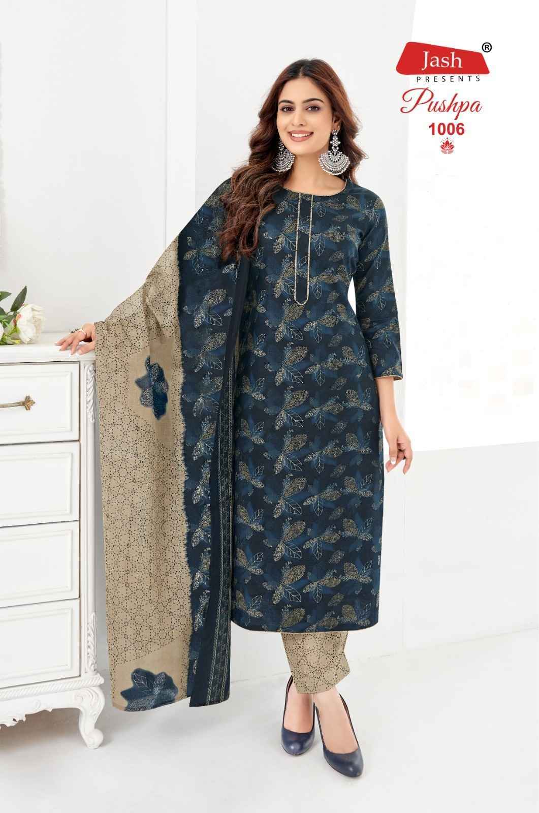 Jash Pushpa Vol 1 Cotton Readymade Suits - Surat Wholesale Market (12 pcs Catalogue )