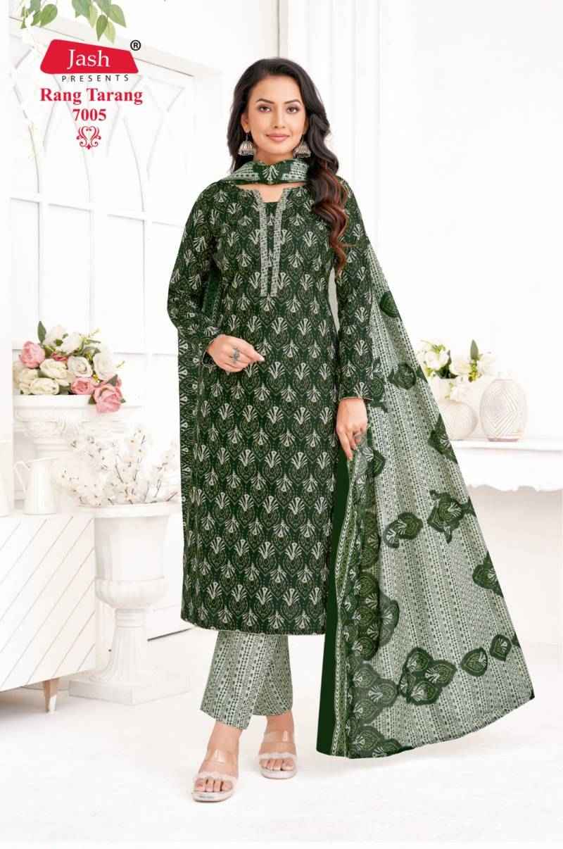 Jash Rang Tarang Vol 7 Cotton Printed Dress Material Wholesale Surat (10 Pcs Catalogue )