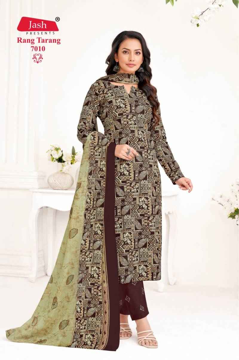 Jash Rang Tarang Vol 7 Cotton Printed Dress Material Wholesale Surat (10 Pcs Catalogue )