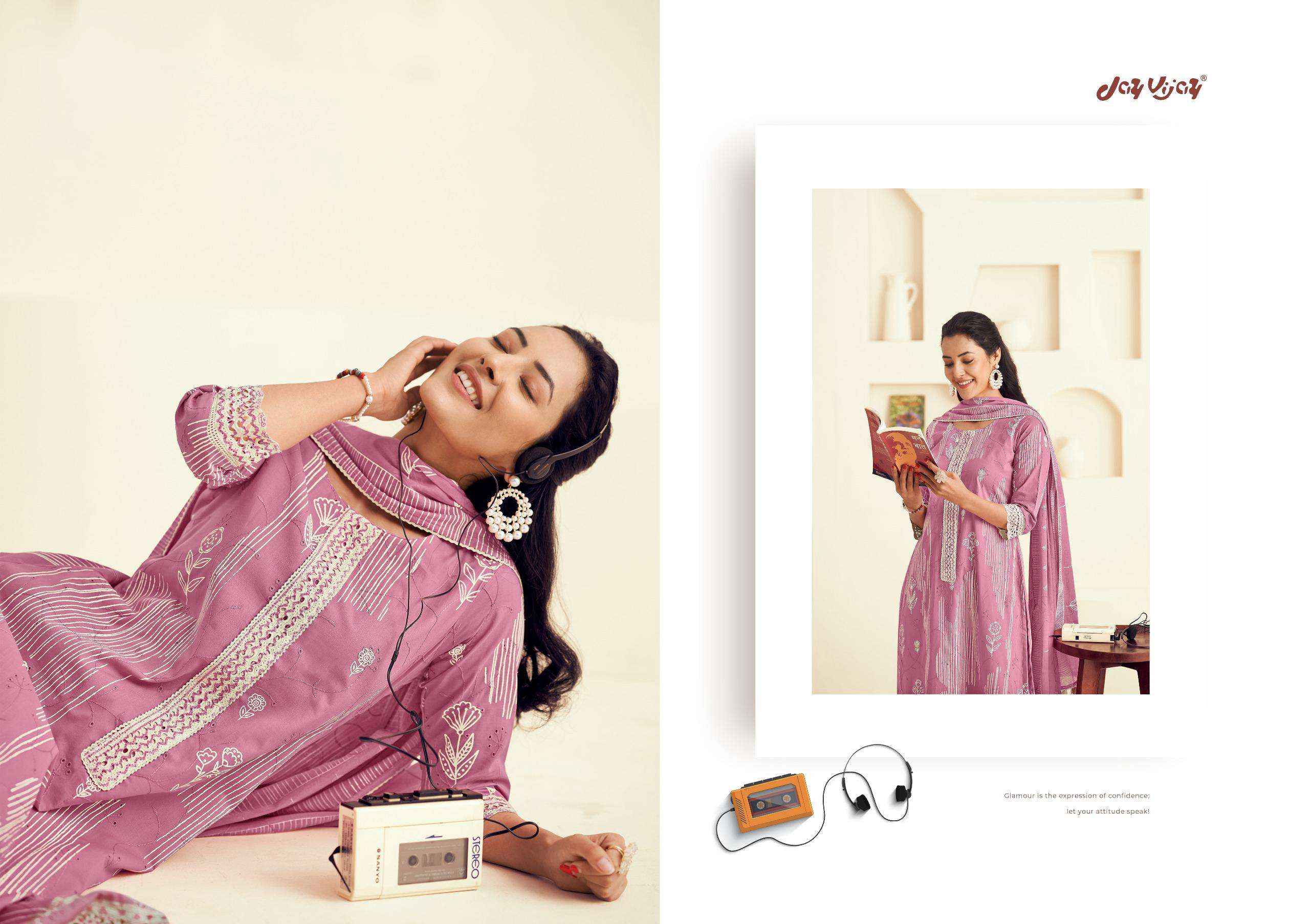 Jay Vijay Forever Girl Ethnic Wear Cotton Salwar Kameez Wholesale Price ( 7 Pcs Catalog )