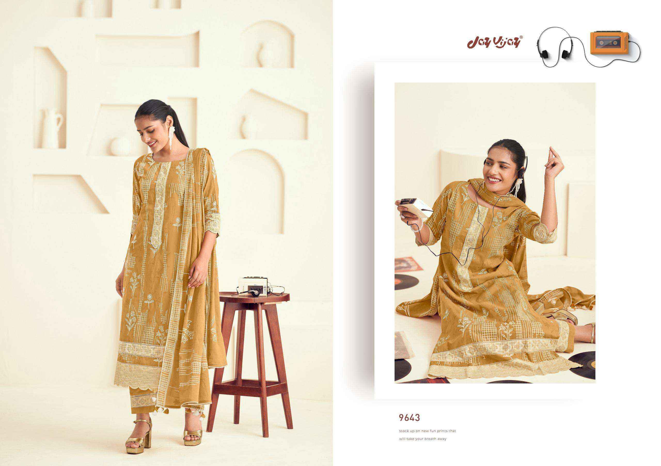 Jay Vijay Forever Girl Ethnic Wear Cotton Salwar Kameez Wholesale Price ( 7 Pcs Catalog )