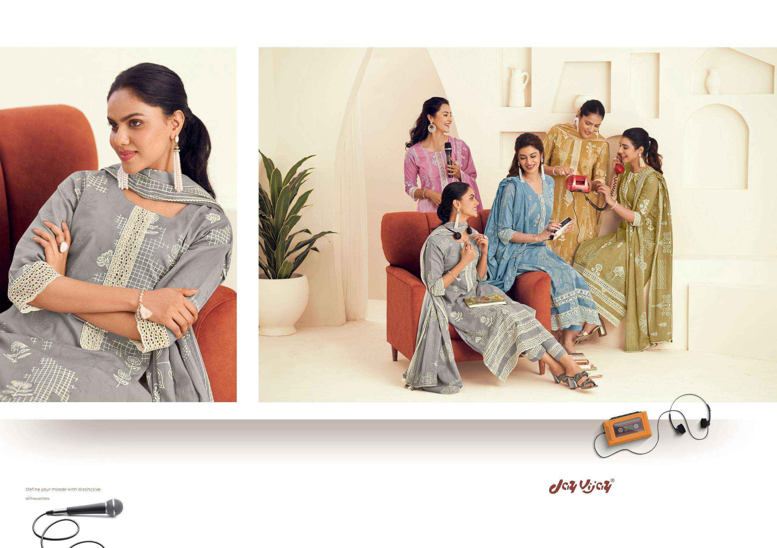 Jay Vijay Forever Girl Ethnic Wear Cotton Salwar Kameez Wholesale Price ( 7 Pcs Catalog )