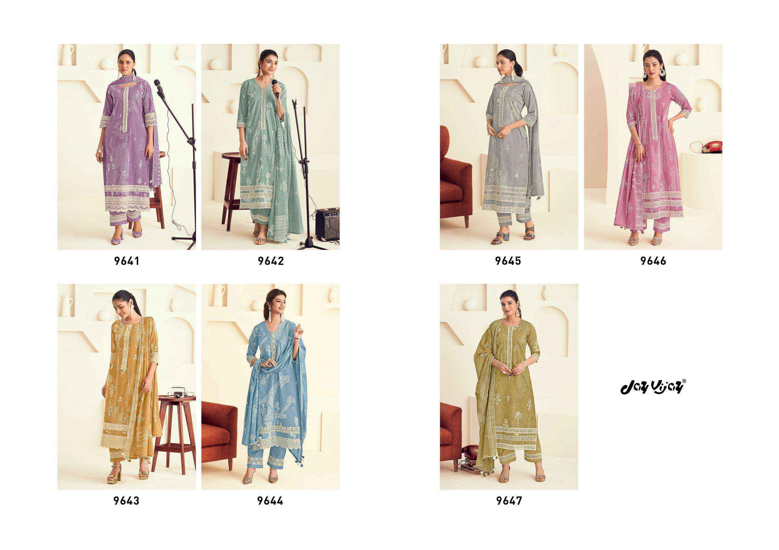 Jay Vijay Forever Girl Ethnic Wear Cotton Salwar Kameez Wholesale Price ( 7 Pcs Catalog )