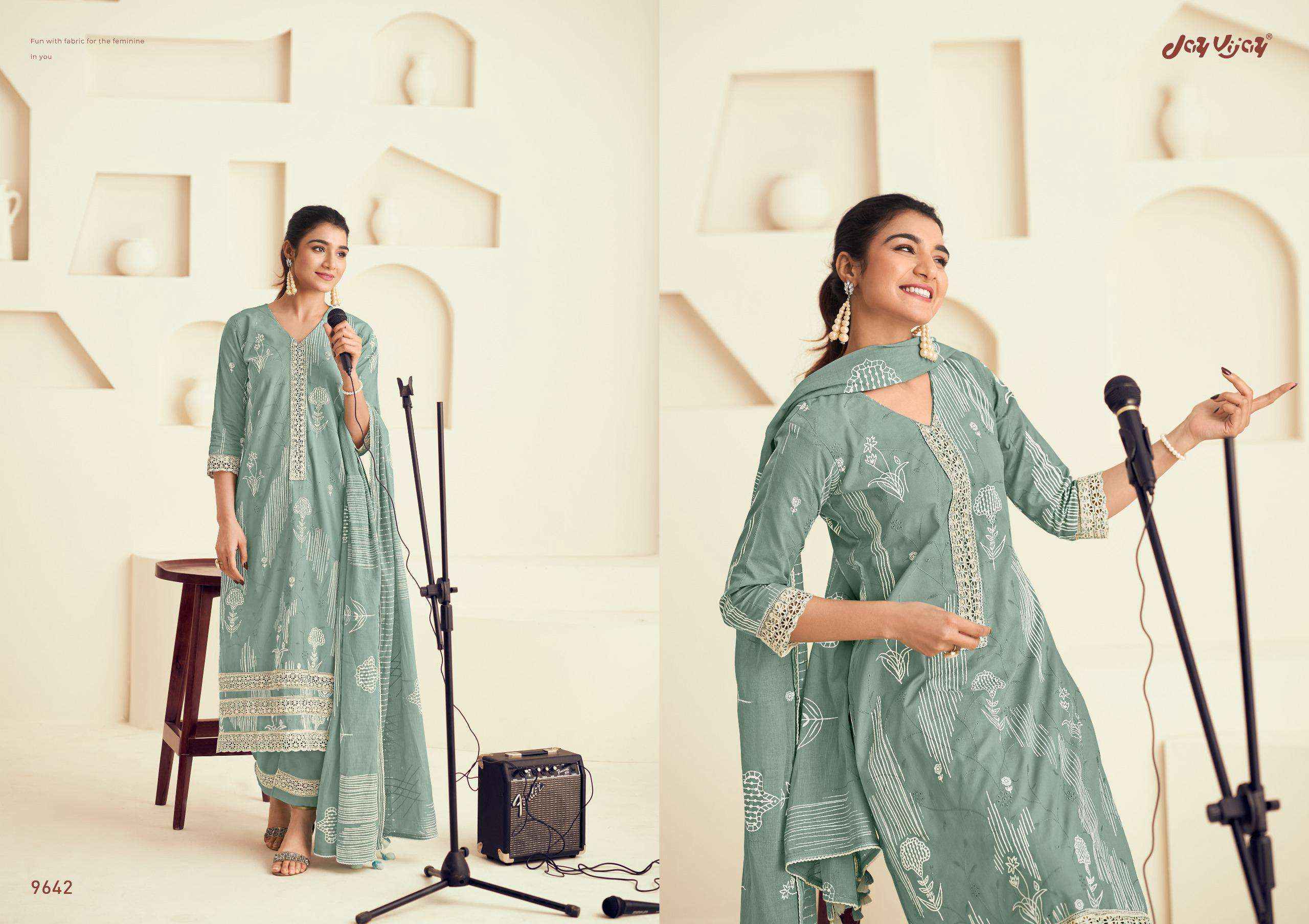 Jay Vijay Forever Girl Ethnic Wear Cotton Salwar Kameez Wholesale Price ( 7 Pcs Catalog )