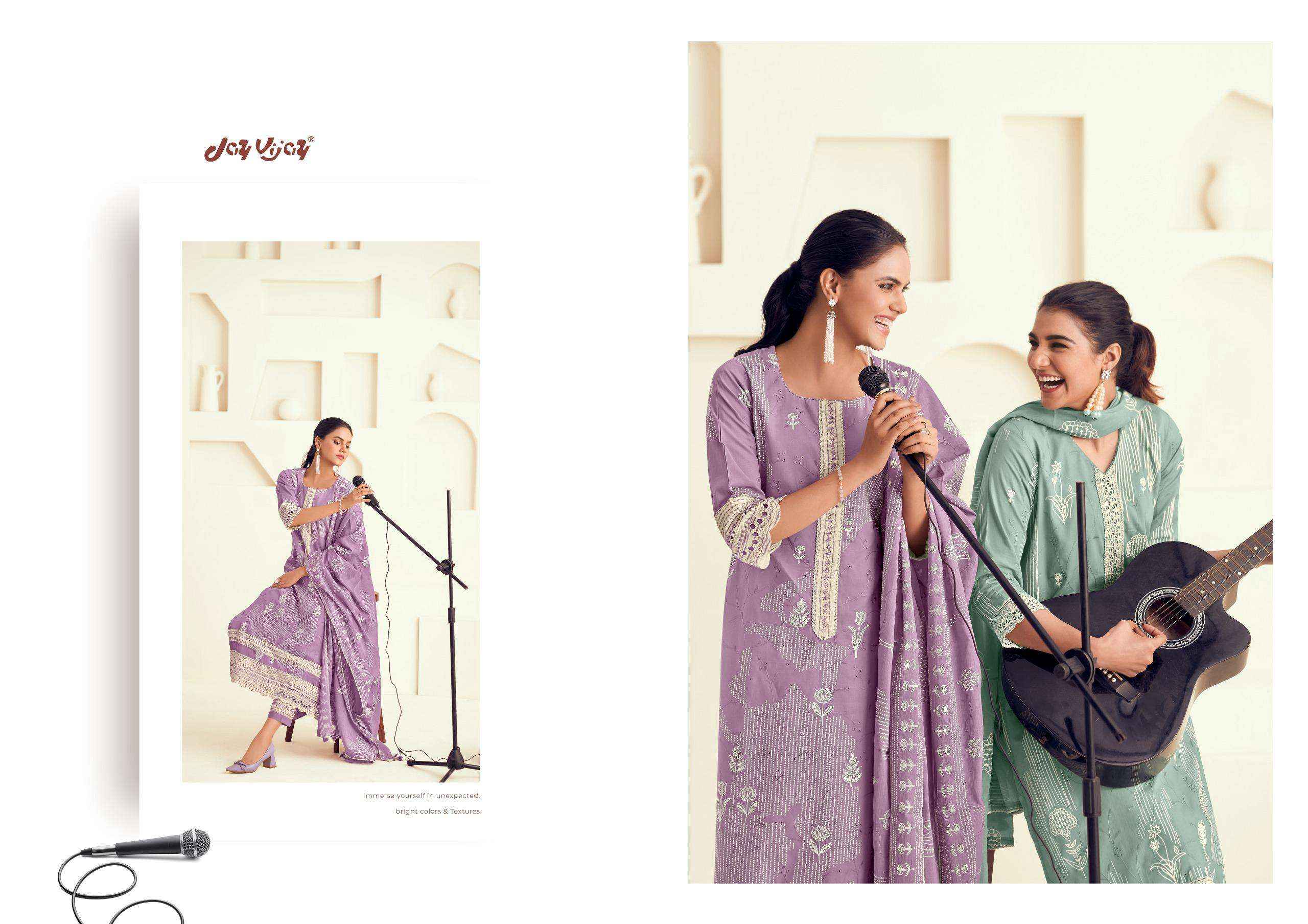 Jay Vijay Forever Girl Ethnic Wear Cotton Salwar Kameez Wholesale Price ( 7 Pcs Catalog )