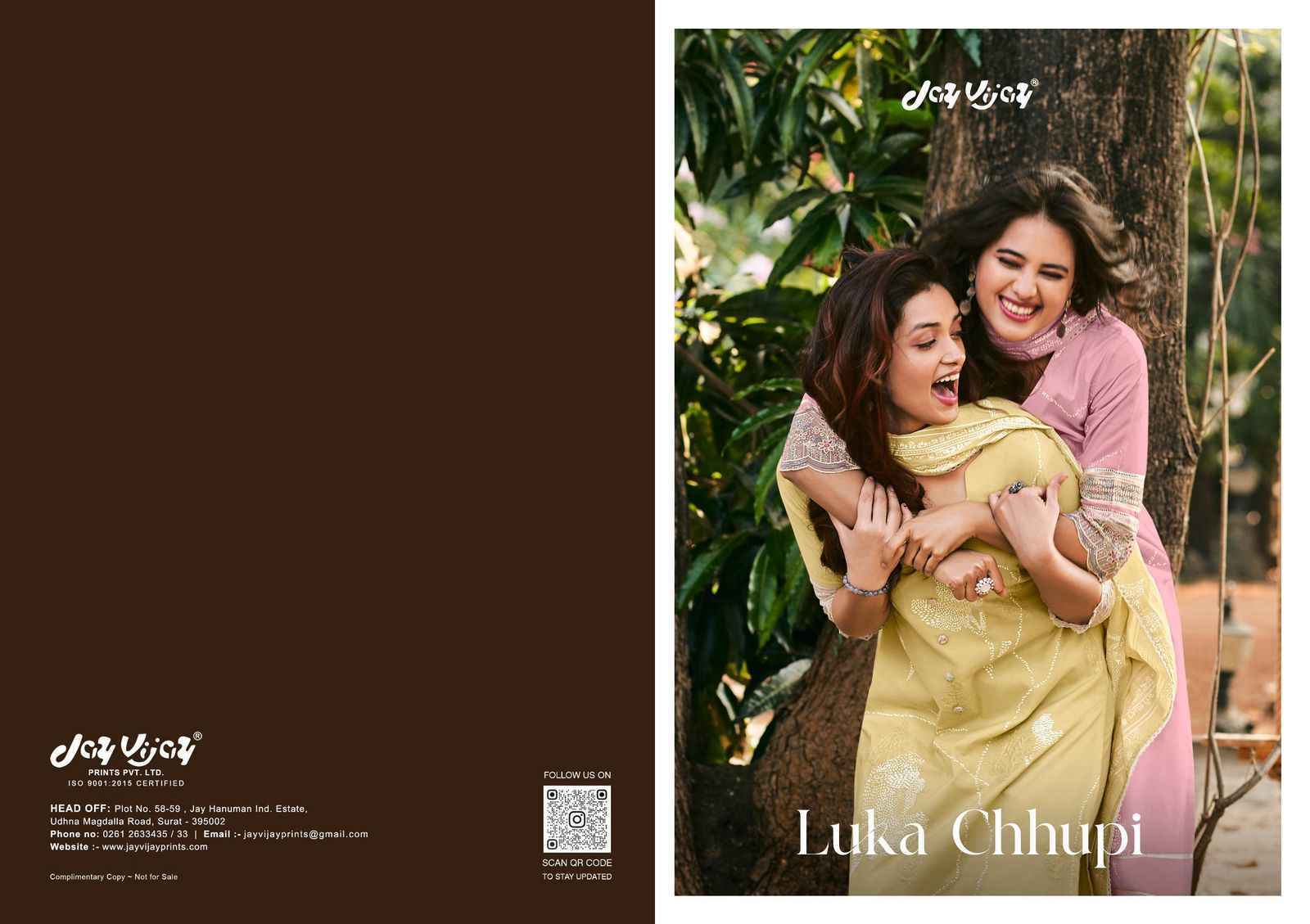 Jay Vijay Luka Chhupi Cotton Dress Material Catalog With Price ( 7 pcs Catalogue )