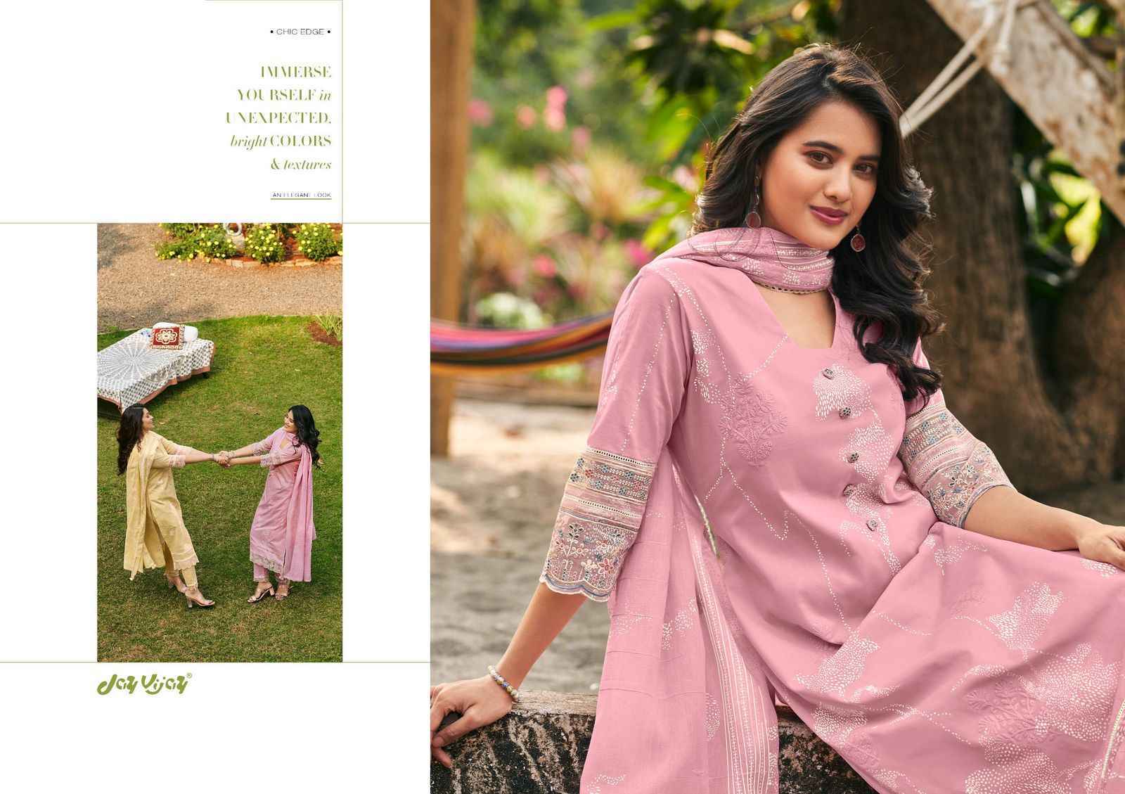 Jay Vijay Luka Chhupi Cotton Dress Material Catalog With Price ( 7 pcs Catalogue )
