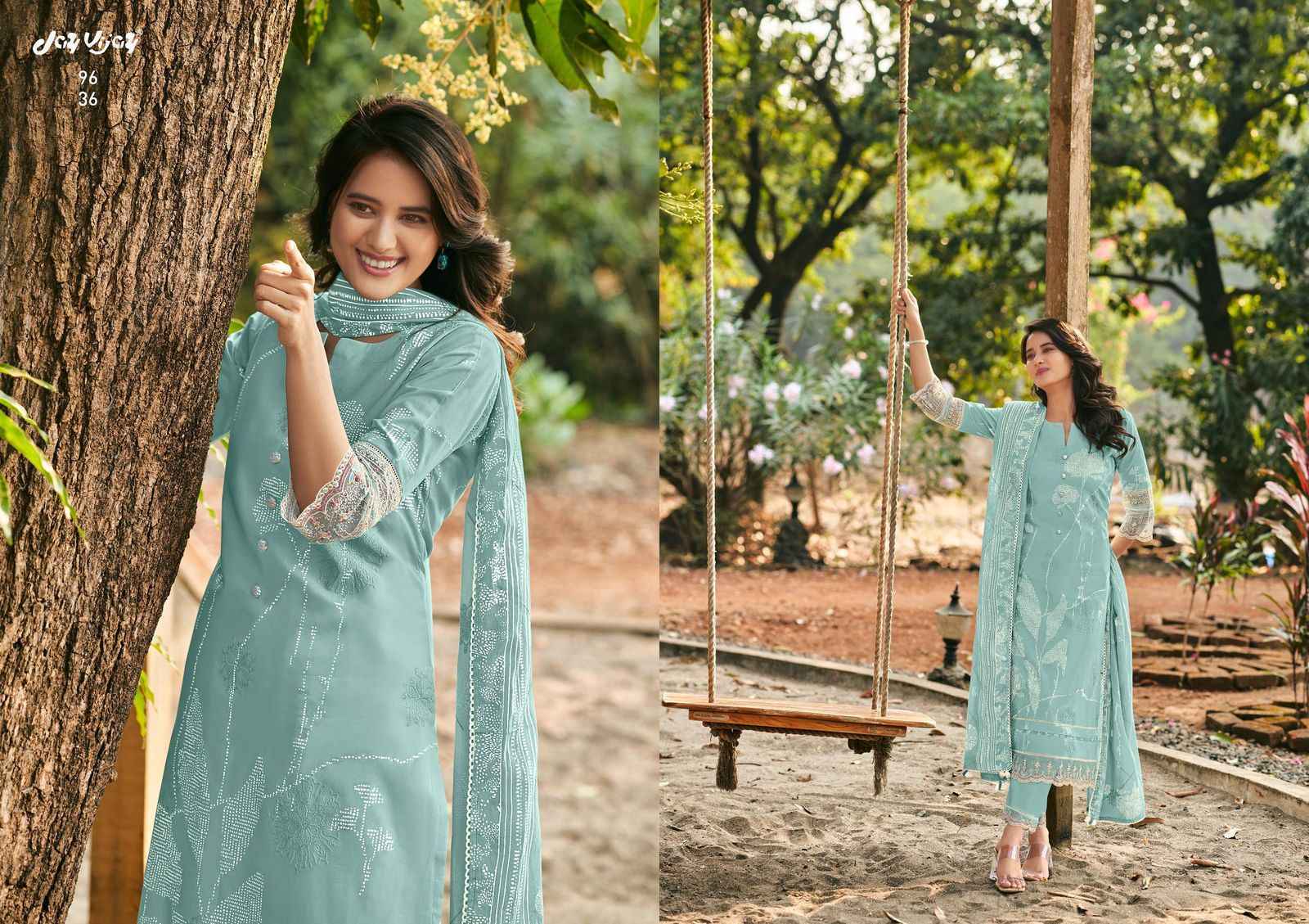 Jay Vijay Luka Chhupi Cotton Dress Material Catalog With Price ( 7 pcs Catalogue )