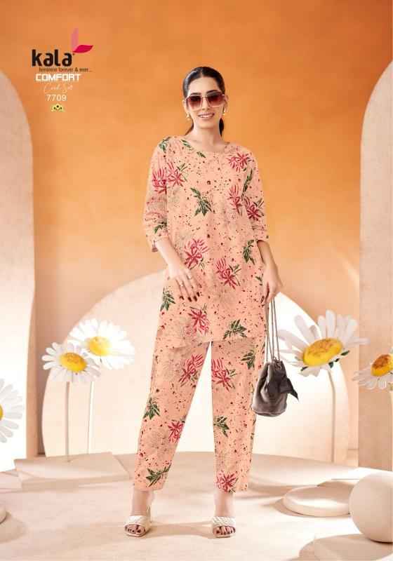 Kala Comfort Cord Set Vol 2 Cotton Printed Co Ord Set Wholesale Surat ( 12 Pcs Catalogue )