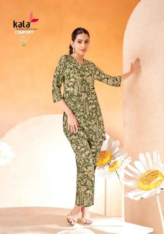 Kala Comfort Cord Set Vol 2 Cotton Printed Co Ord Set Wholesale Surat ( 12 Pcs Catalogue )