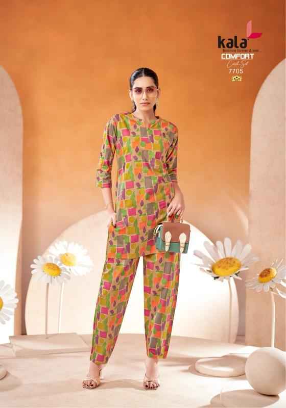 Kala Comfort Cord Set Vol 2 Cotton Printed Co Ord Set Wholesale Surat ( 12 Pcs Catalogue )