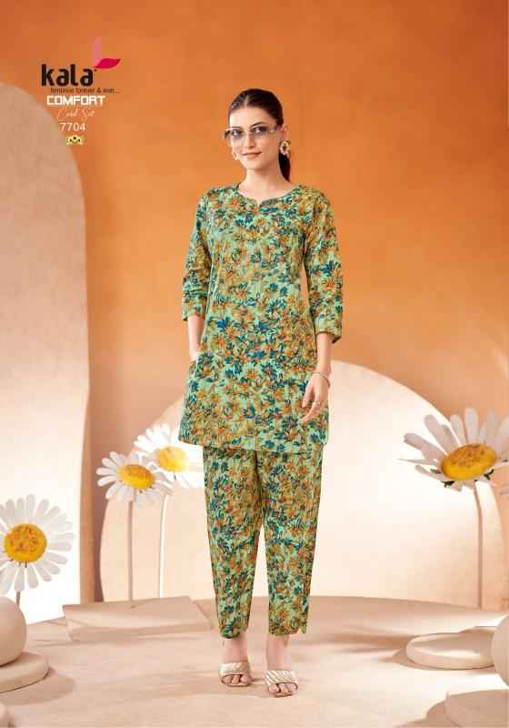 Kala Comfort Cord Set Vol 2 Cotton Printed Co Ord Set Wholesale Surat ( 12 Pcs Catalogue )