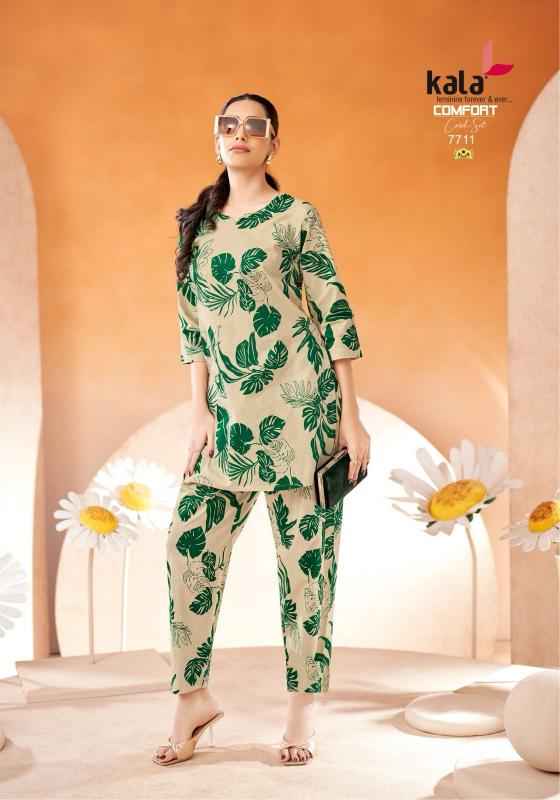 Kala Comfort Cord Set Vol 2 Cotton Printed Co Ord Set Wholesale Surat ( 12 Pcs Catalogue )