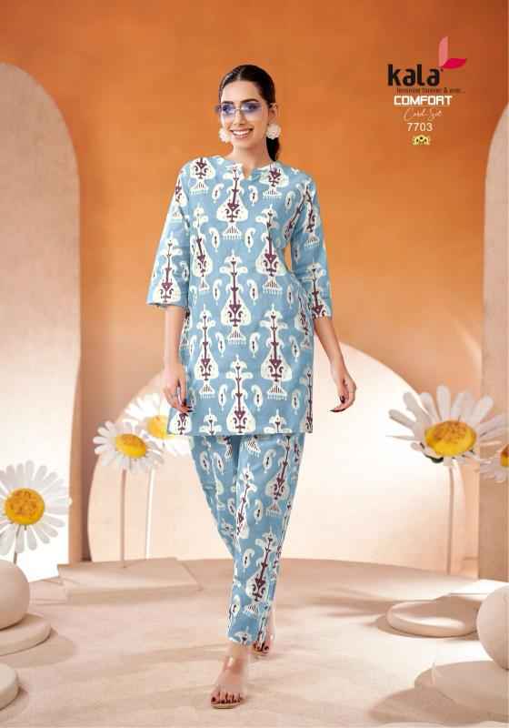Kala Comfort Cord Set Vol 2 Cotton Printed Co Ord Set Wholesale Surat ( 12 Pcs Catalogue )
