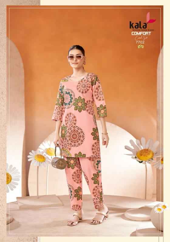 Kala Comfort Cord Set Vol 2 Cotton Printed Co Ord Set Wholesale Surat ( 12 Pcs Catalogue )