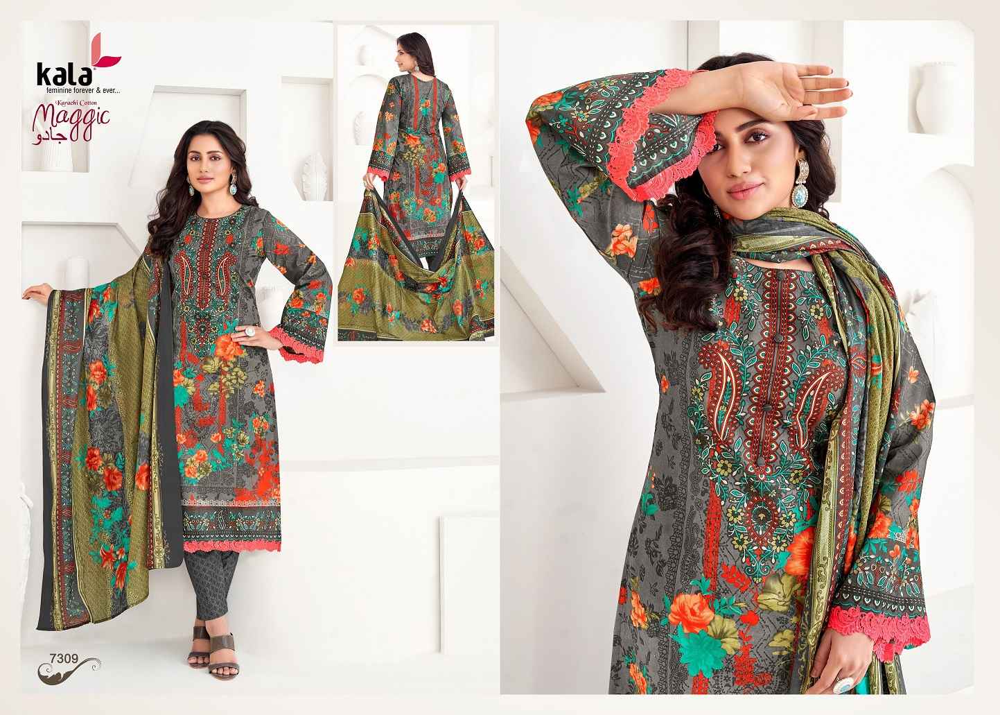Kala Maggic Vol 22 Suits Wholesale - Cotton Dress Material ( 12 pcs Catalogue )