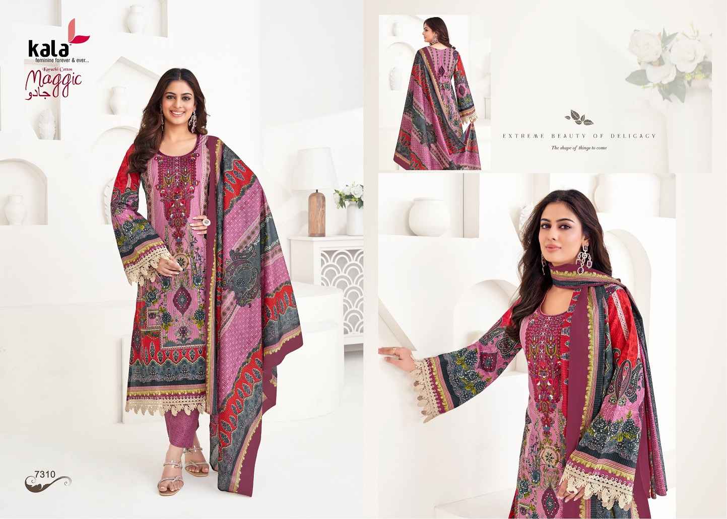 Kala Maggic Vol 22 Suits Wholesale - Cotton Dress Material ( 12 pcs Catalogue )