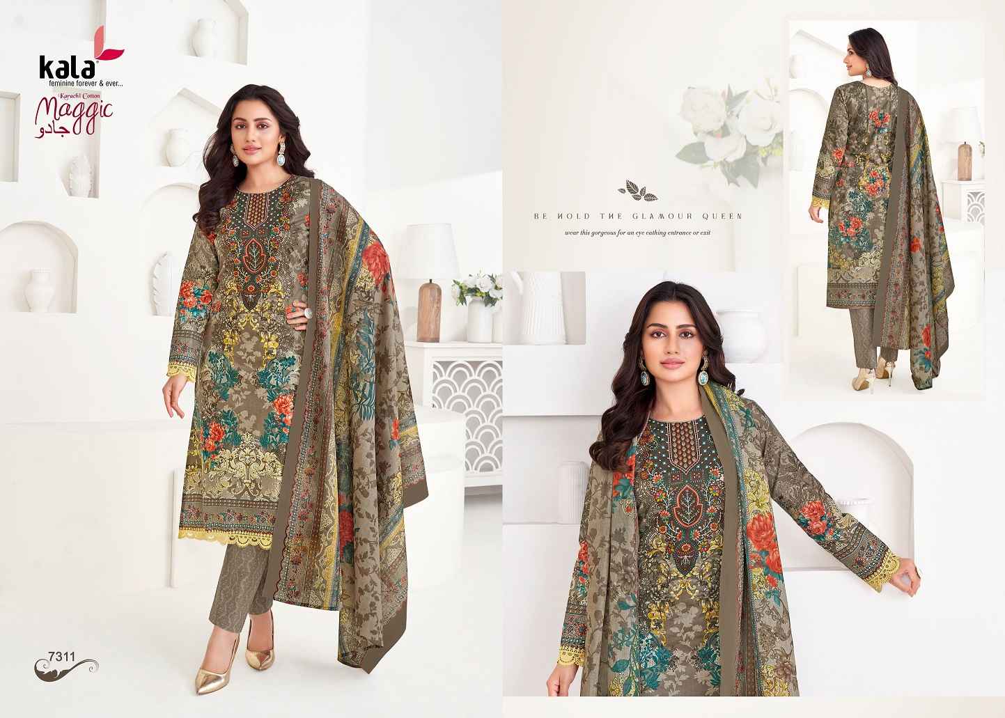 Kala Maggic Vol 22 Suits Wholesale - Cotton Dress Material ( 12 pcs Catalogue )