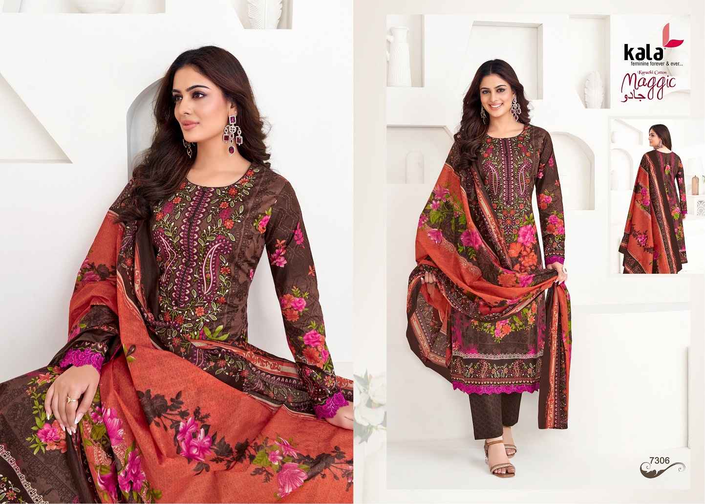 Kala Maggic Vol 22 Suits Wholesale - Cotton Dress Material ( 12 pcs Catalogue )