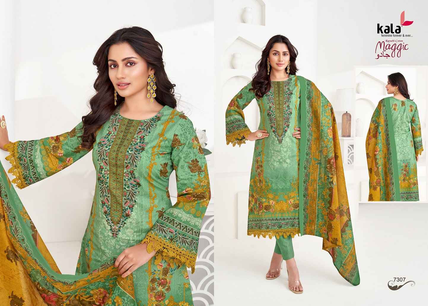 Kala Maggic Vol 22 Suits Wholesale - Cotton Dress Material ( 12 pcs Catalogue )