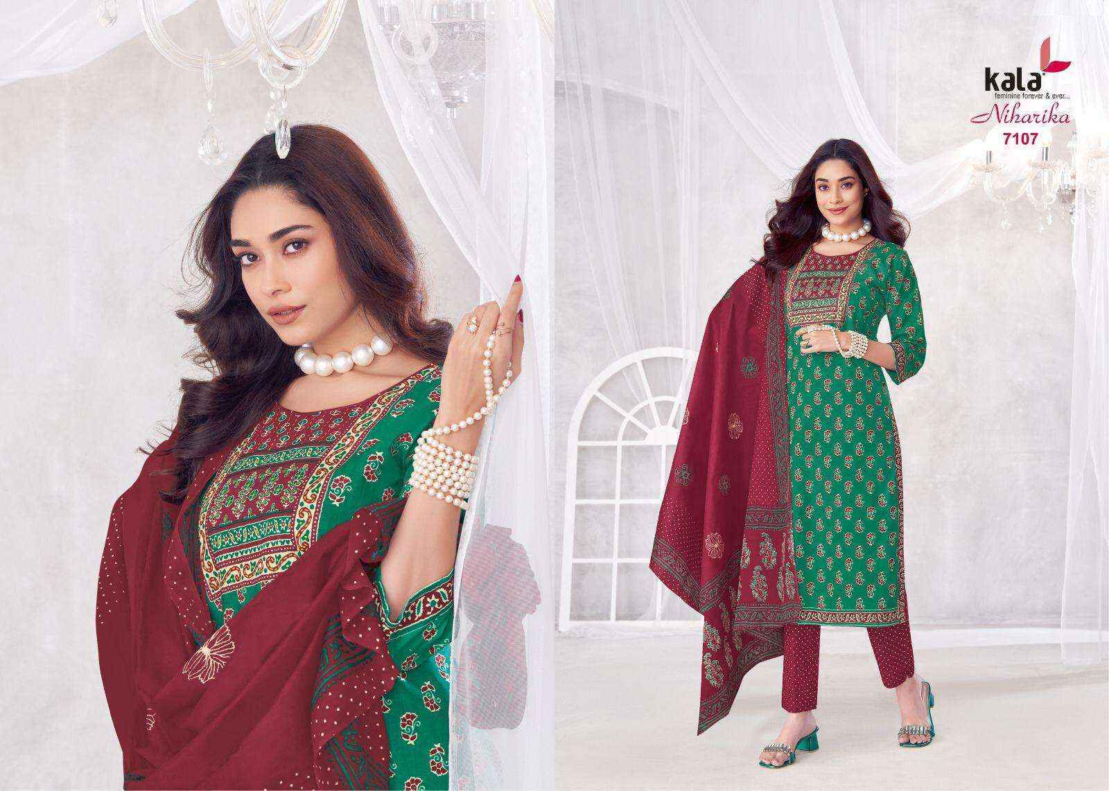 Kala Niharika Vol 4 Cotton Dress Material - Surat Wholesale Market ( 8 pcs Catalogue )