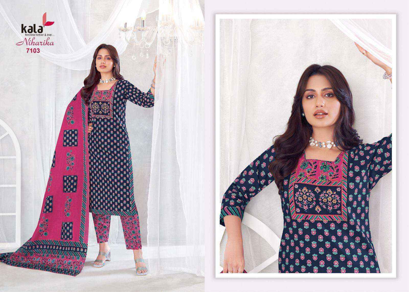 Kala Niharika Vol 4 Cotton Dress Material - Surat Wholesale Market ( 8 pcs Catalogue )