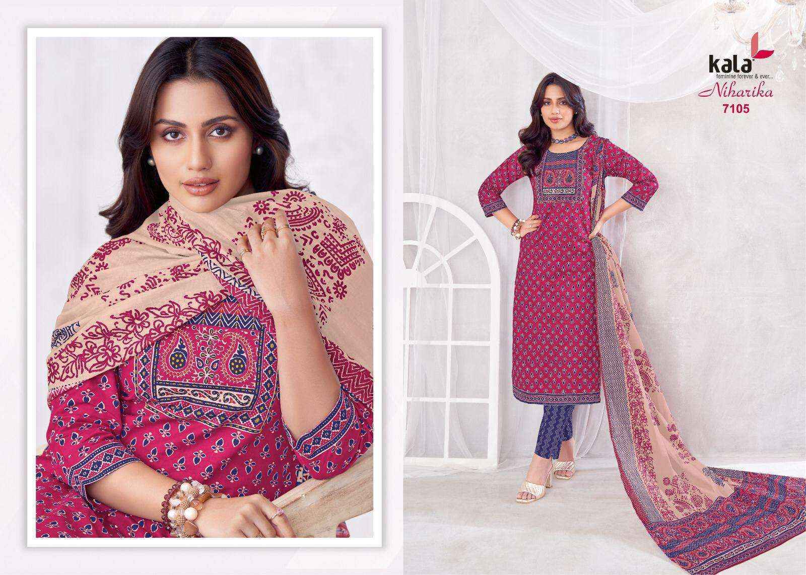 Kala Niharika Vol 4 Cotton Dress Material - Surat Wholesale Market ( 8 pcs Catalogue )