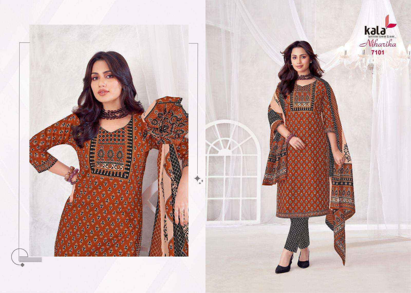 Kala Niharika Vol 4 Cotton Dress Material - Surat Wholesale Market ( 8 pcs Catalogue )